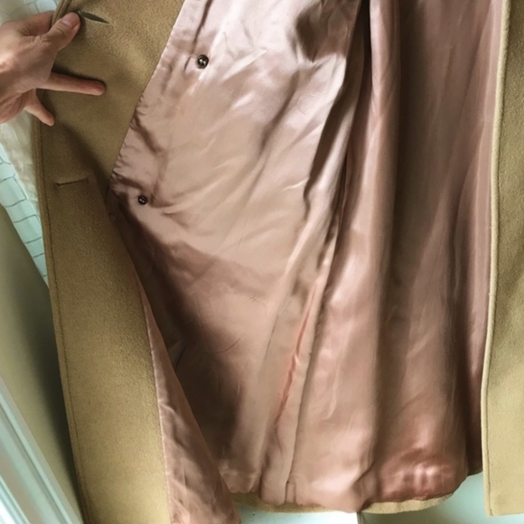 Vintage Wool & Mohair Camel Peacoat - Picture 2 of 12